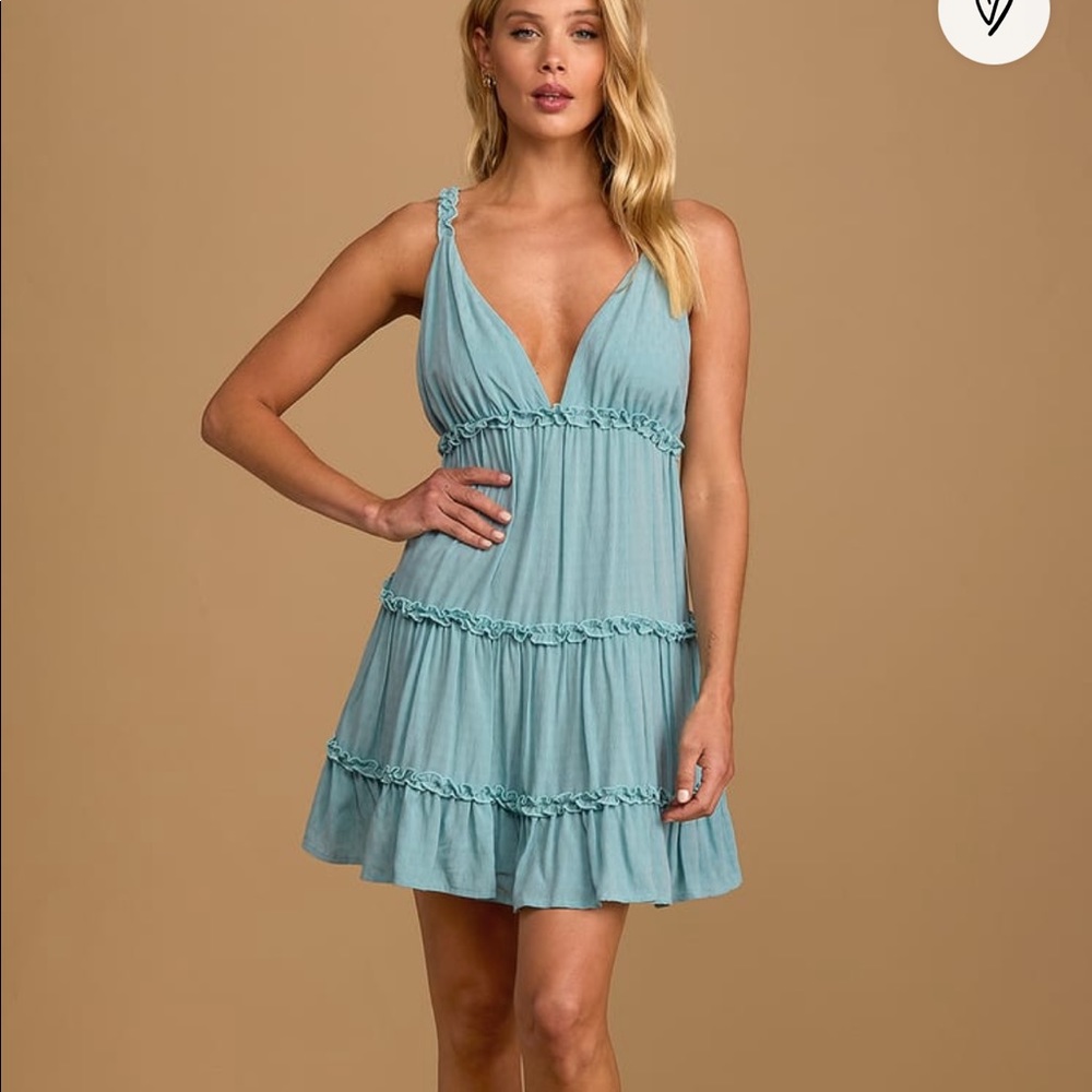 Lulus ruffle dress